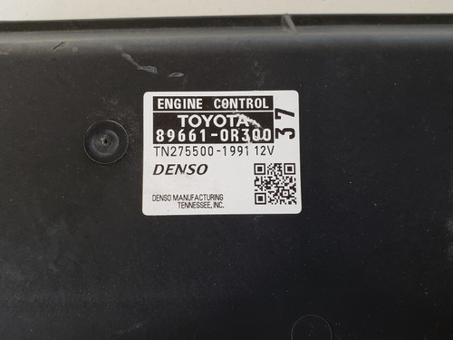2012 Toyota Rav4 89661-0R300 Computer Brain Engine Control ECU ECM EBX Module