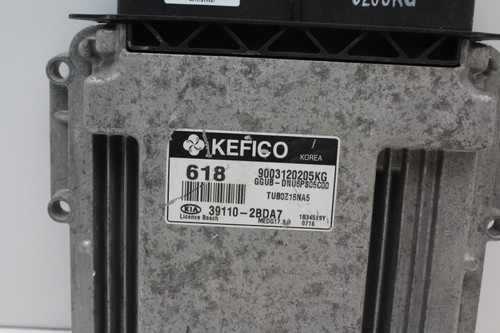 12 13 Kia Rio 39110-2BDA7 Computer Brain Engine Control ECU ECM EBX Module