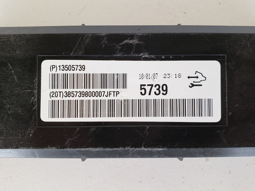 2010 Cadillac SRX 13505739 Temperature Control Module