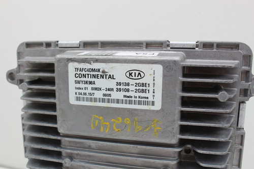 14 15 Kia Optima 39108-2GBE1 Computer Brain Engine Control ECU ECM EBX Module