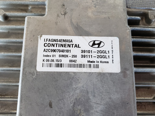 2015-2017 Sonata 39111-2GGL1 Computer Brain Engine Control ECU ECM EBX Module