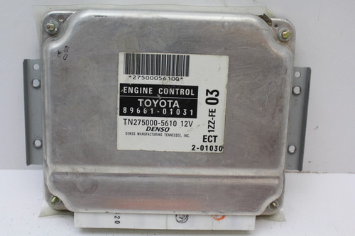 2003 03 Toyota Matrix 1.8L 89661-01031 Computer Engine Control ECU ECM Module