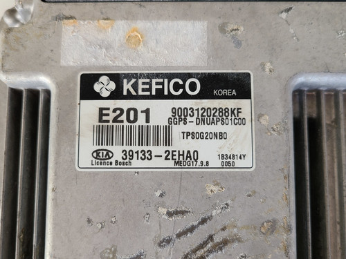 2014 Kia Soul 39133-2EHA0 Computer Brain Engine Control ECU ECM EBX Module