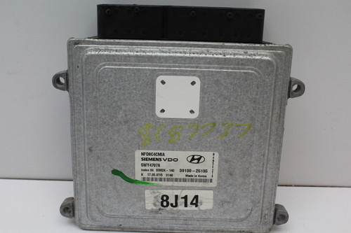 06-08 Hyundai Sonata 2.4L 39100-25135 Computer Engine Control ECU ECM Module
