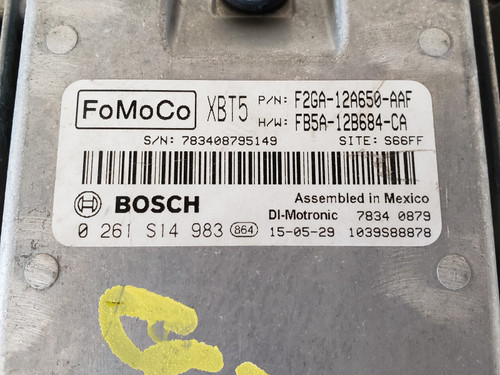 2015-2016 Edge F2GA-12A650-AAF Computer Brain Engine Control ECU ECM EBX Module