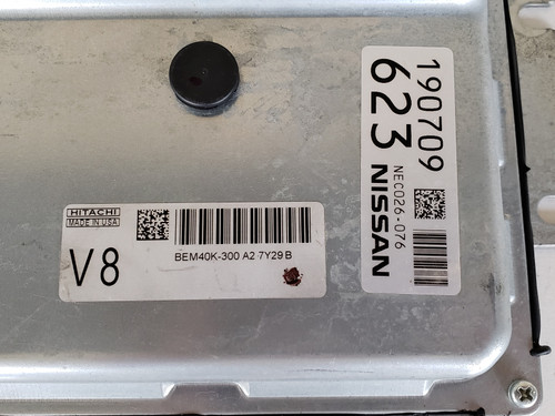 2018 Nissan Altima BEM40K-300 A2 Computer Engine Control ECU ECM EBX Module