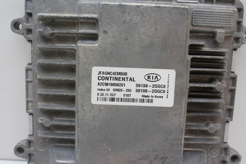 16-18 Kia Optima 39108-2GGC0 Computer Brain Engine Control ECU ECM EBX Module