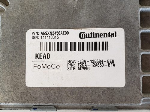 2015 Ford Edge F2GA-12A650-BFA Computer Brain Engine Control ECU ECM EBX Module