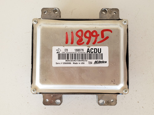 17-18 Silverado 2500 12668986 Computer Brain Engine Control ECU ECM EBX Module