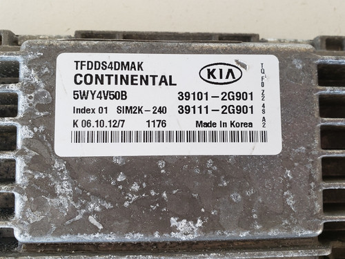 2011-2013 Optima LX 39111-2G901 Computer Brain Engine Control ECU ECM EBX Module