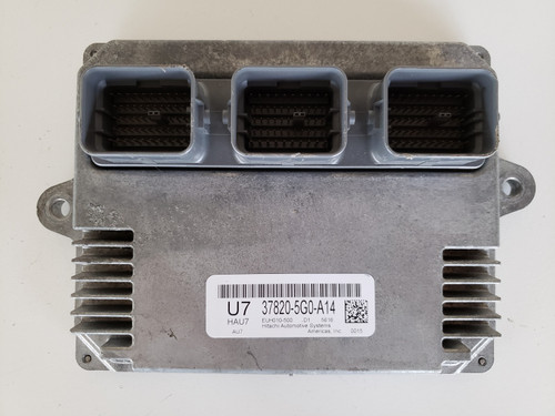 2014-2015 Accord 37820-5G0-A14 Computer Brain Engine Control ECU ECM EBX Module