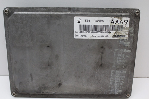 2012 12 GMC Acadia 12643248 Computer Brain Engine Control ECU ECM EBX Module