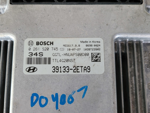 2016-2018 Tucson 39133-2ETA9 Computer Brain Engine Control ECU ECM EBX Module