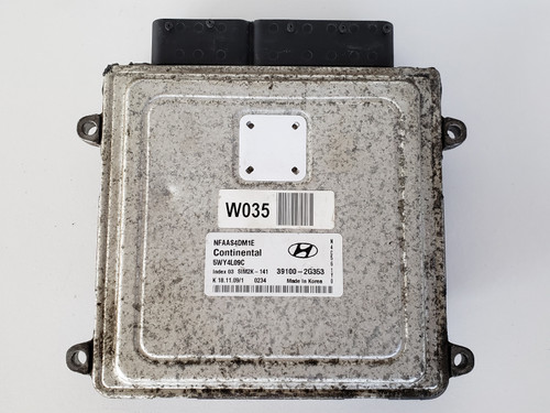 2009-2010 Sonata 39100-2G353 Computer Brain Engine Control ECU ECM EBX Module