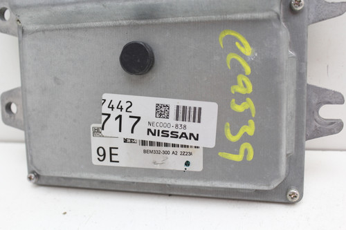 2013 13 Nissan Versa NEC000-838 Computer Brain Engine Control ECU ECM EBX Module
