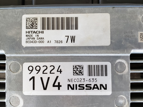 2017 Nissan Rogue BED43D-000 A1 Computer Brain Engine Control ECU ECM EBX Module