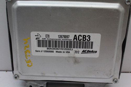 17-20 Chevrolet Trax 12668986 Computer Brain Engine Control ECU ECM EBX Module