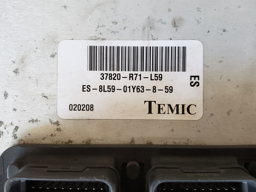 2008-2009 Accord 37820-R71-L59 Computer Brain Engine Control ECU ECM EBX Module