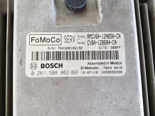 14-16 Transit Connect RMCV6A12A650CA Computer Engine Control ECU ECM EBX Module