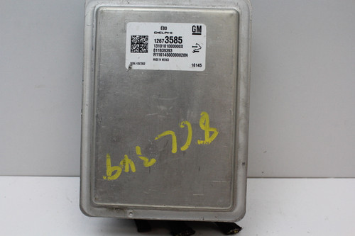 2016 16 GMC Canyon 12672502 Computer Brain Engine Control ECU ECM EBX Module