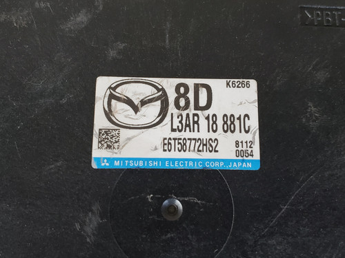 2008-2009 Mazda 3 L3AR 18 881C Computer Brain Engine Control ECU ECM EBX Module