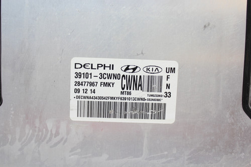16 17 Kia Sorento 39101-3CWN0 Computer Brain Engine Control ECU