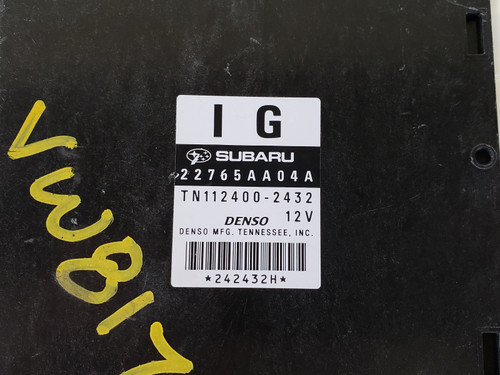 2010 Subaru Legacy 22765AA04A Computer Brain Engine Control ECU ECM EBX Module