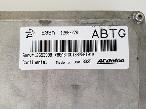 2013 Chevy Equinox 12653998 Computer Brain Engine Control ECU ECM EBX Module