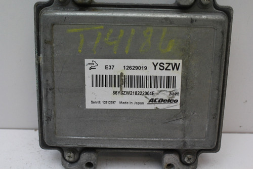 7-12 Malibu 12612397 Computer Brain Engine Control ECU ECM EBX Module