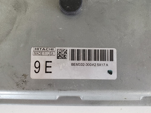 2012 Nissan Versa BEM332-300 A1 Computer Brain Engine Control ECU ECM EBX Module