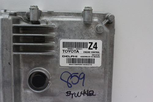 16 2016 Corolla 89661-0Z641 Computer Brain Engine Control ECU ECM EBX Module