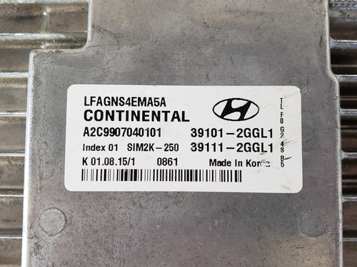 2015-2047 Sonata 39111-2GGL1 Computer Brain Engine Control ECU ECM EBX Module