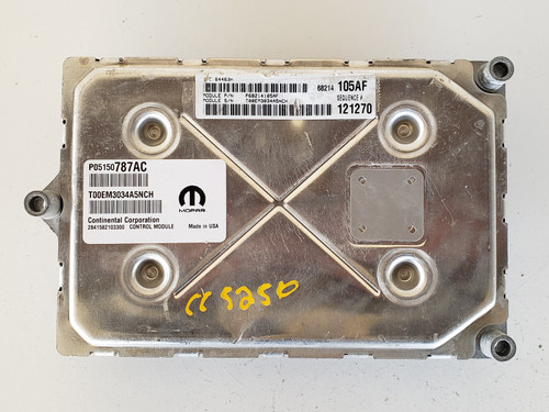 2014 Dodge Charger P68214105AF Computer Brain Engine Control ECU ECM EBX Module