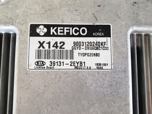 2014 Kia Forte 39131-2EYB1 Computer Brain Engine Control ECU ECM EBX Module