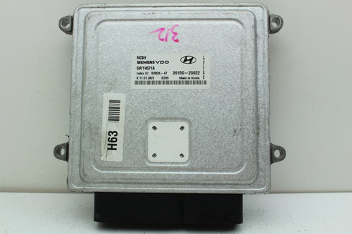 07-10 Hyundai Elantra 39150-23022 Computer Brain Engine Control ECU ECM Module