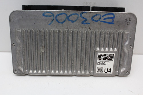 15 2015 Toyota Rav4 89661-42U70 Computer Brain Engine Control ECU ECM EBX Module