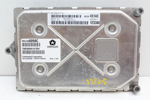 2012 12 Chrysler 300 P68138431AE Computer Engine Control ECU ECM EBX Module