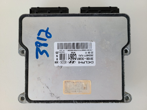 2011-2013 Sorento 39108-3C061 Computer Brain Engine Control ECU ECM EBX Module