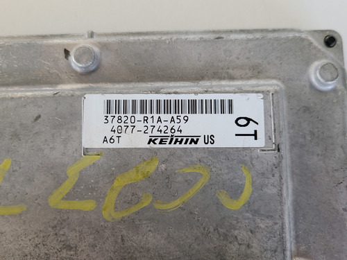 2012-2013 Civic 37820-R1A-A59 Computer Brain Engine Control ECU ECM EBX Module