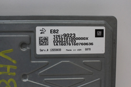 2016 16 Chevrolet Camaro 12659039 Computer Brain Engine Control ECU ECM Module