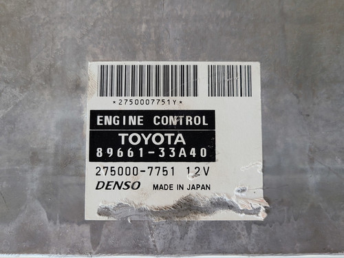 2004 Lexus ES330 89661-33A40 Computer Brain Engine Control ECU ECM EBX Module