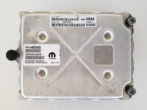 2015 Challenger P68230335AB Computer Brain Engine Control ECU ECM EBX Module