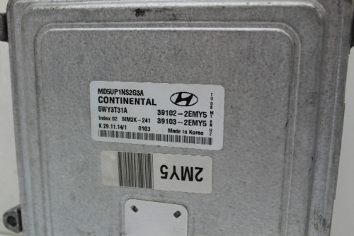 15 Hyundai Elantra 39103-2EMY5 Computer Brain Engine Control ECU ECM EBX Module