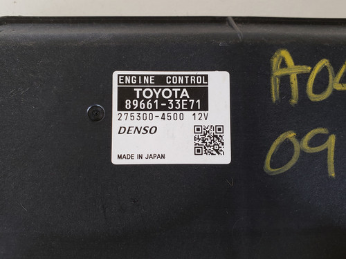 2008-2009 ES350 89661-33E71 Computer Brain Engine Control ECU ECM EBX Module