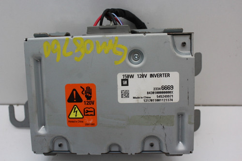 17 18 Cadillac CTS 23346669 Power Inverter Control Module Unit