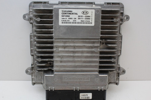 11-13 Kia Optima LX 39111-2G864 Computer Brain Engine Control ECU ECM EBX Module