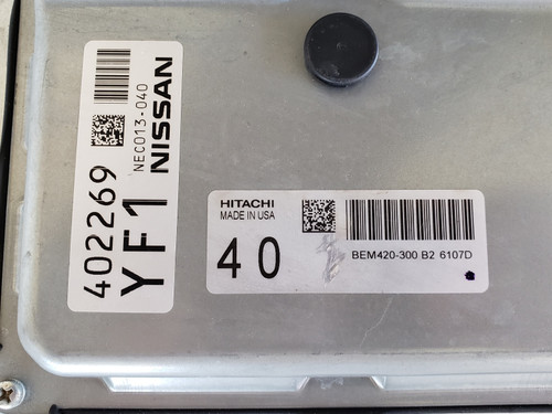 2015-2017 Altima BEM420-300 B2 Computer Brain Engine Control ECU ECM EBX Module