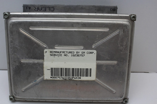98 1998 Buick Regal 3.8L 16236757 Computer Brain Engine Control ECU ECM Module