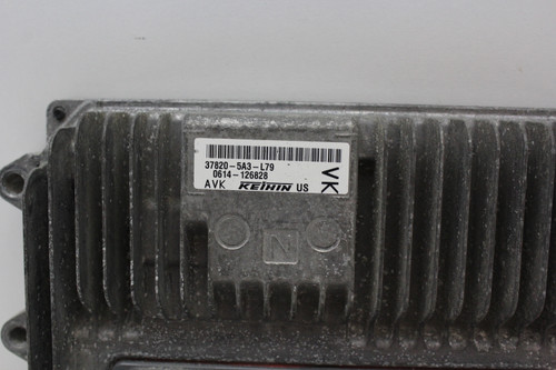 13 2013 Honda Accord 37820-5A3-L79 Computer Engine Control ECU ECM EBX Module