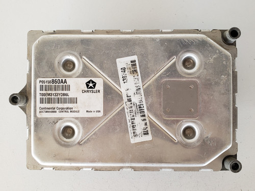 2014 Chrysler 200 P68205110AE Computer Brain Engine Control ECU ECM EBX Module